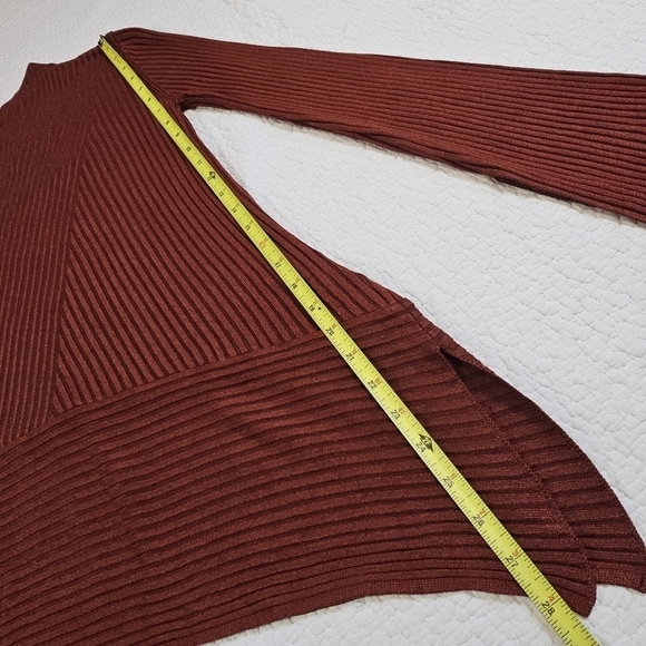 NWT TOPSHOP Asymmetrical Ribbed Sweater - Picture 8 of 15